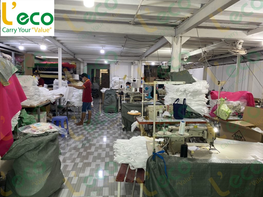 cơ sở sản xuất túi vải môi trường