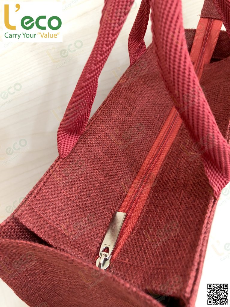 Túi đựng bánh trung thu chất liệu đay linen