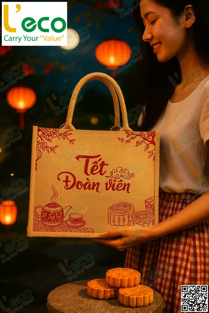 túi vải đay trung thu