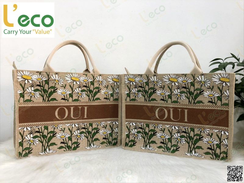 Túi đay Linen in logo