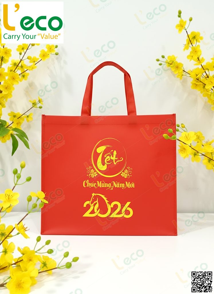 Túi đựng quà tết 2026 - túi vải không dệt
