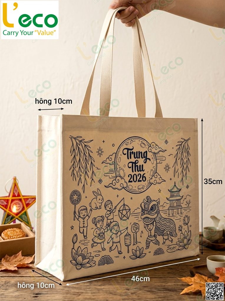 Túi vải canvas trung thu